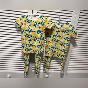 Old Navy lemon PJs, short sleeve